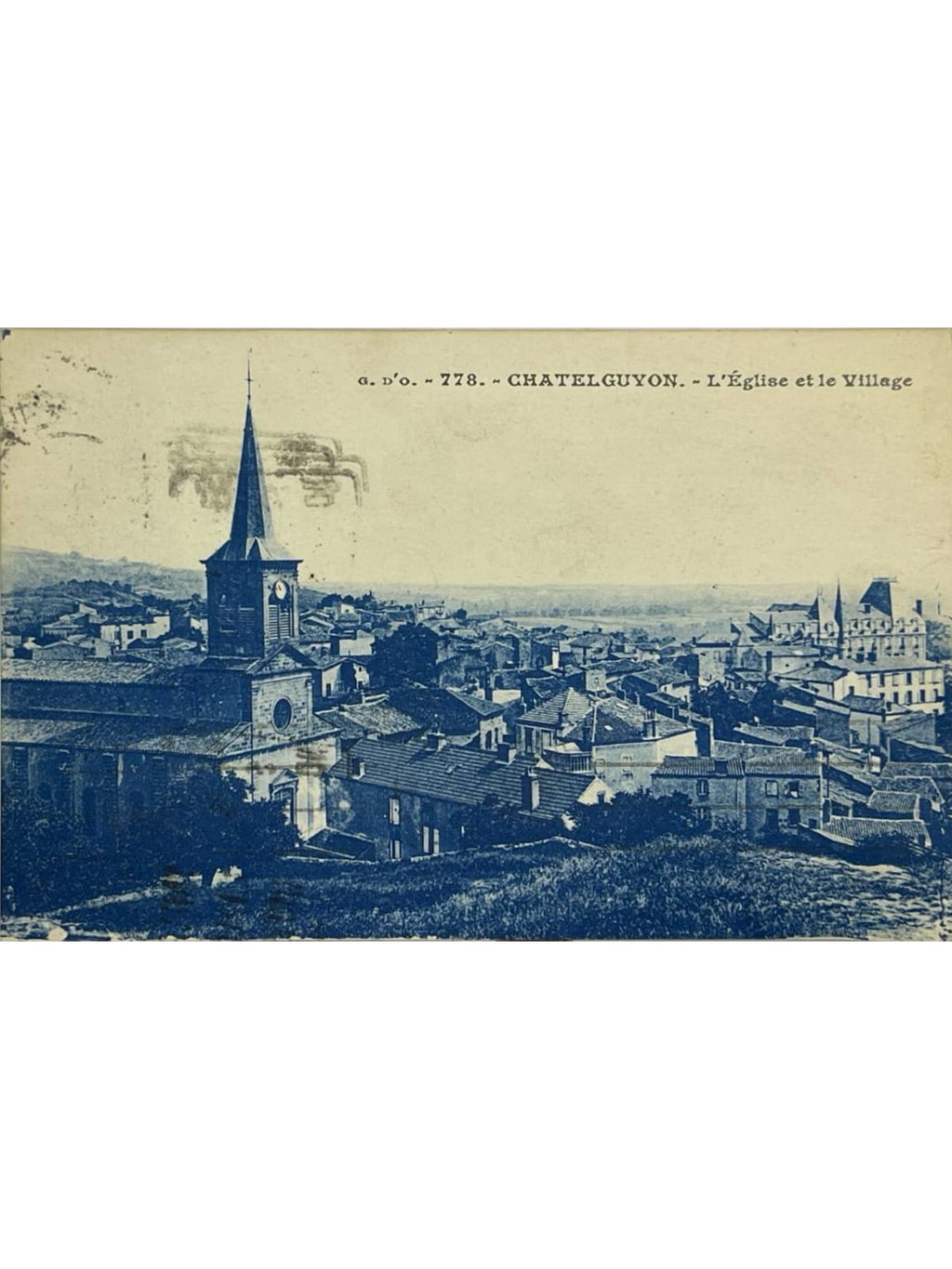 Recto de la carte postale