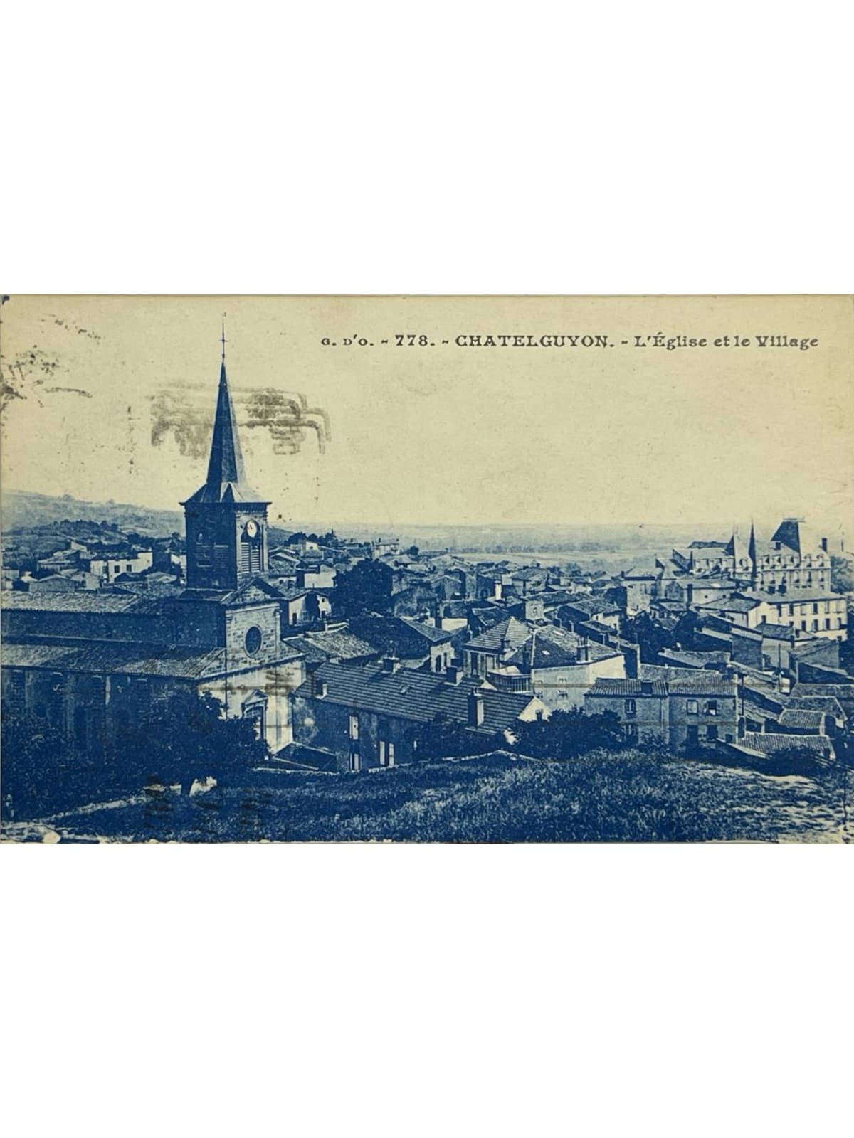 Recto de la carte postale