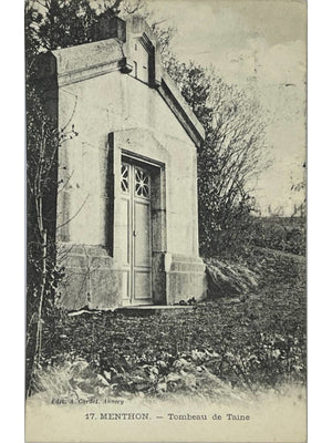 Menthon-Saint-Bernard – Tombeau d'Hippolyte Taine – CPA ancienne n° 17