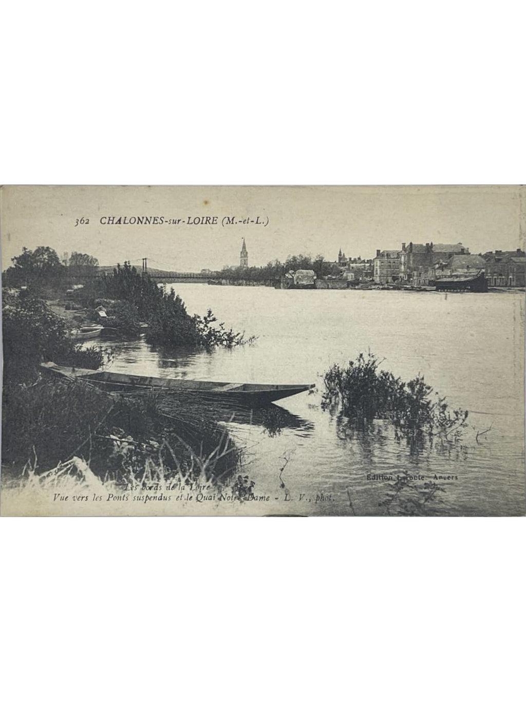 Recto de la carte postale
