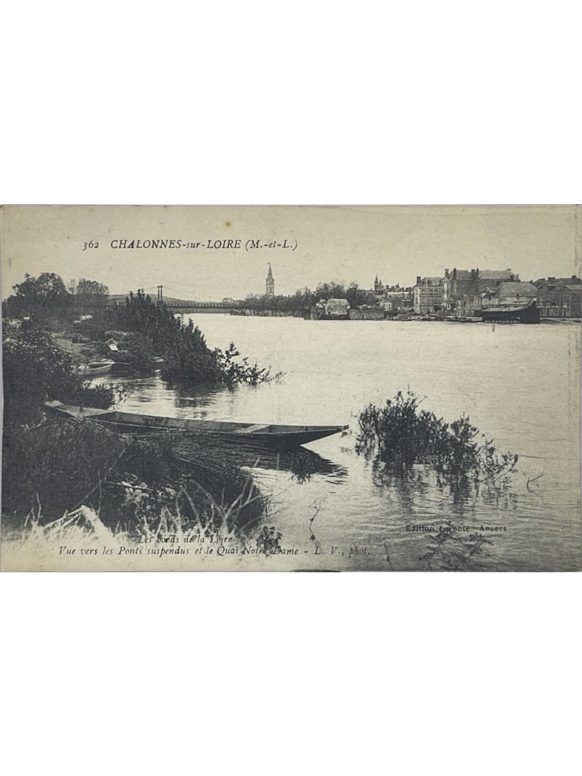 Recto de la carte postale