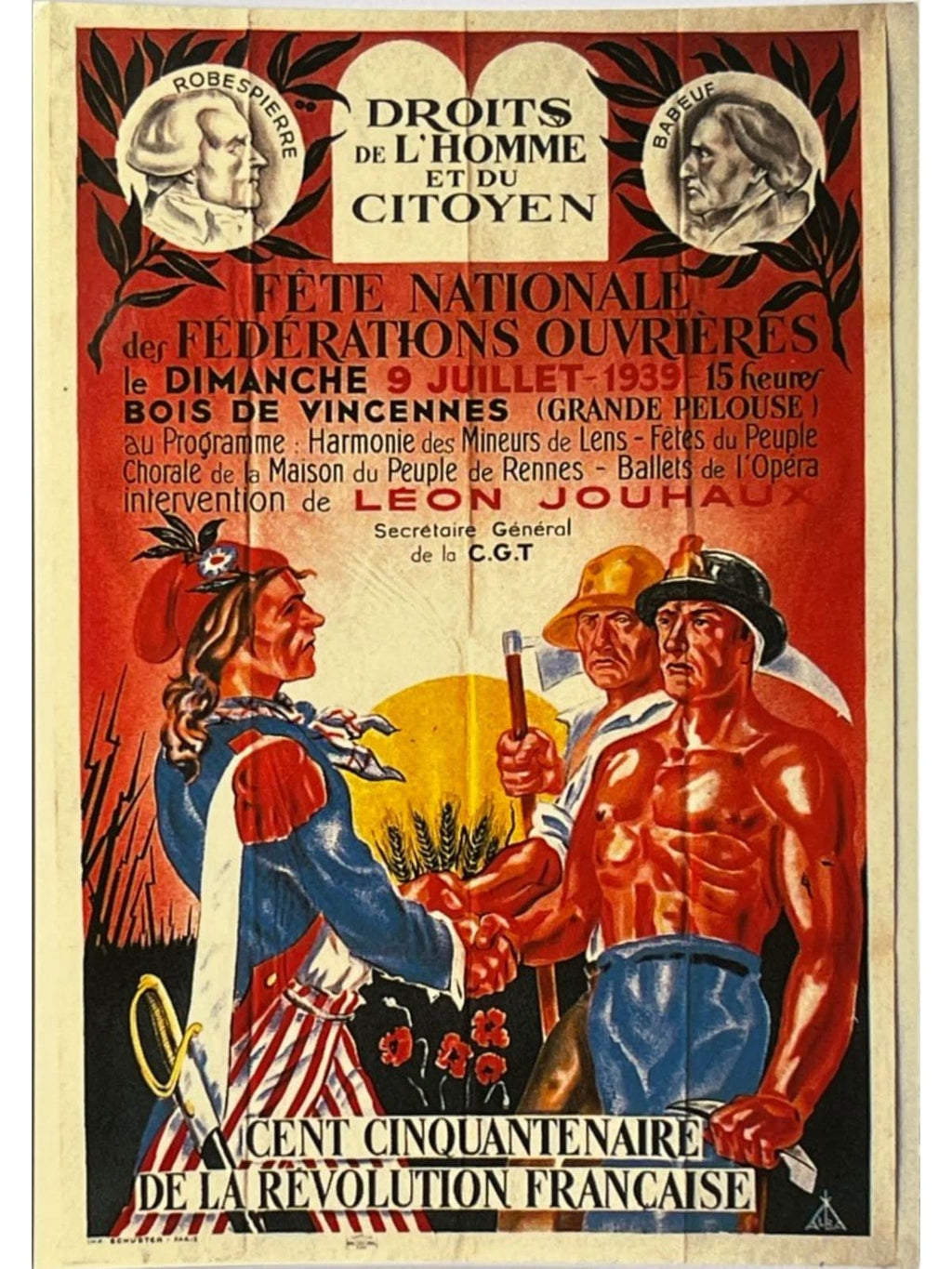 Recto de la carte postale