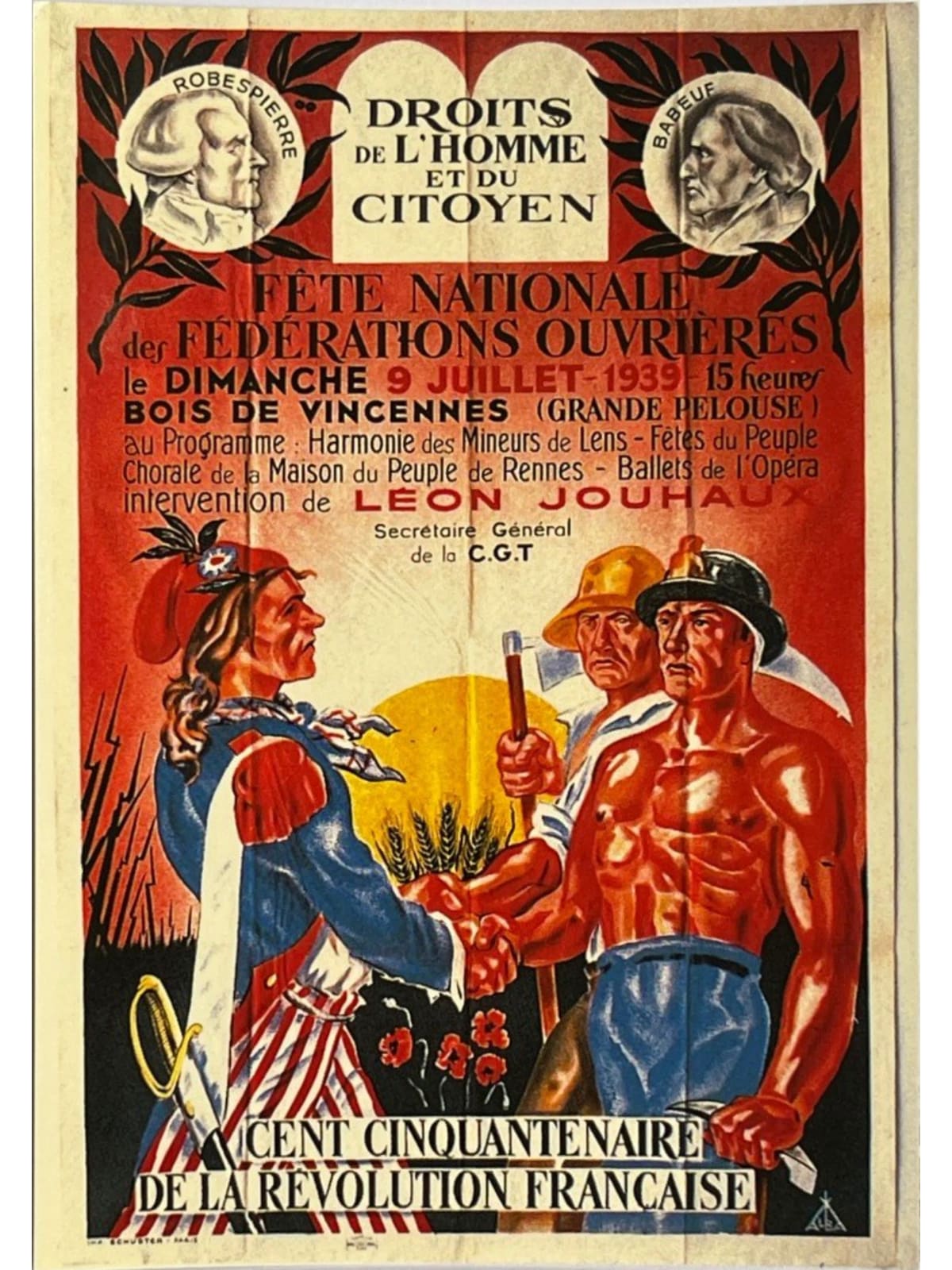 Recto de la carte postale