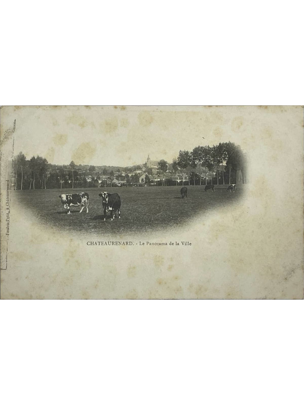 Recto de la carte postale