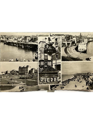 Dieppe – Le Pollet, port, plage et gare maritime – CPSM multivues