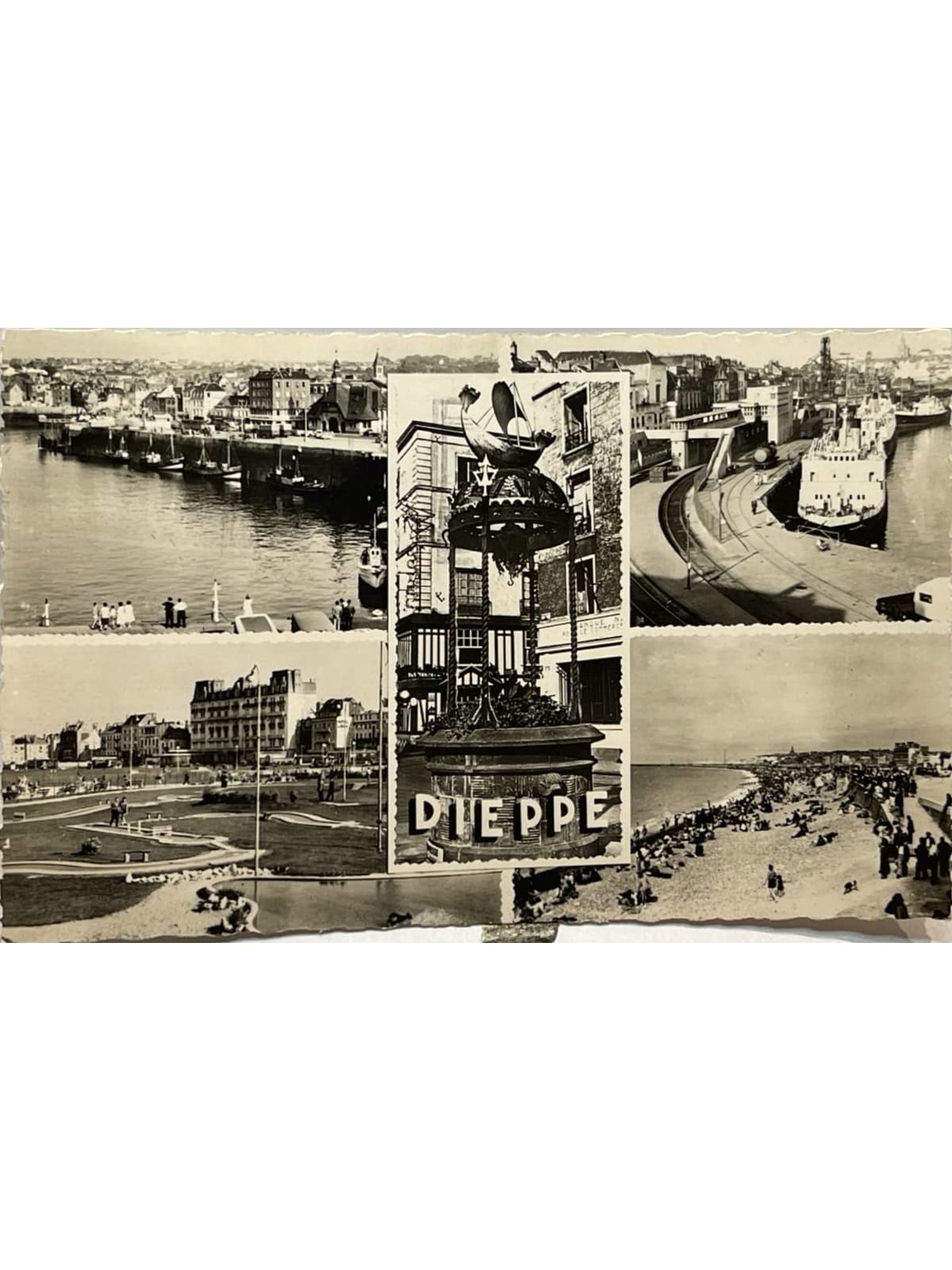 Recto de la carte postale