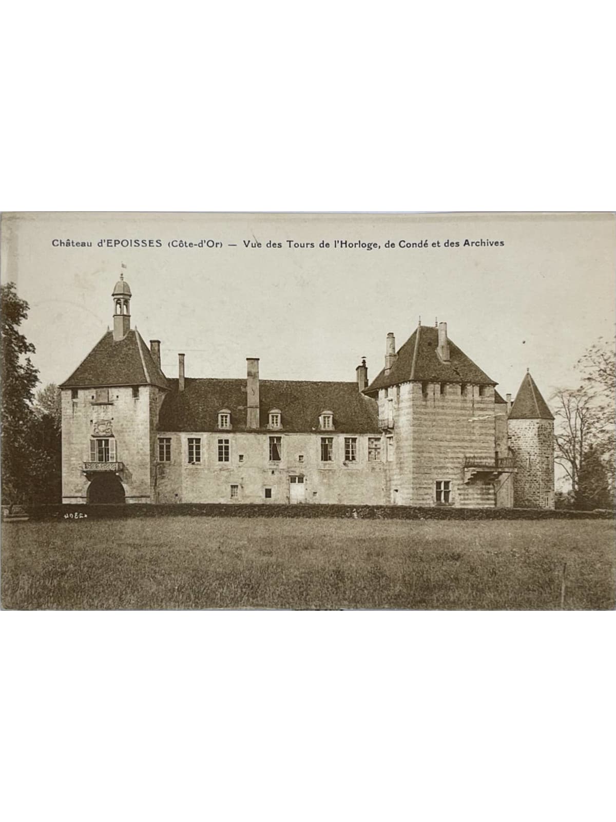 Recto de la carte postale