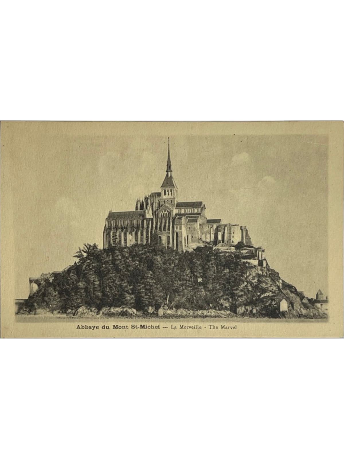 Recto de la carte postale