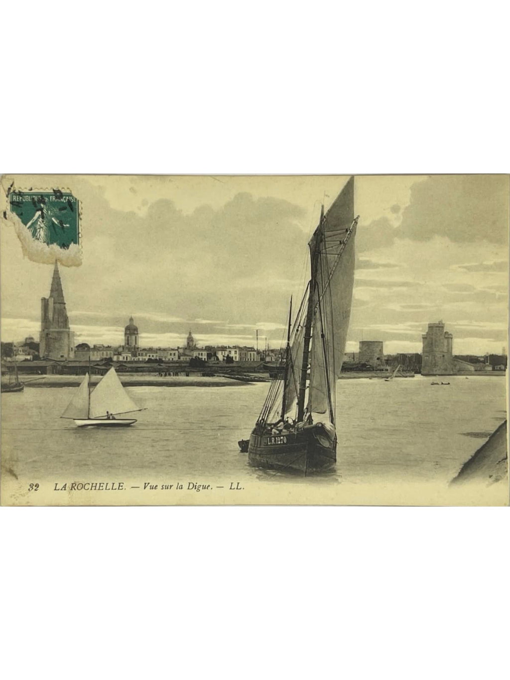 Recto de la carte postale