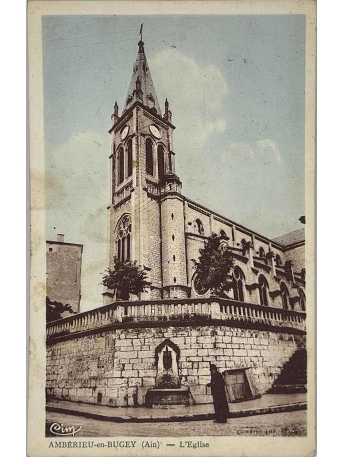 Recto de la carte postale