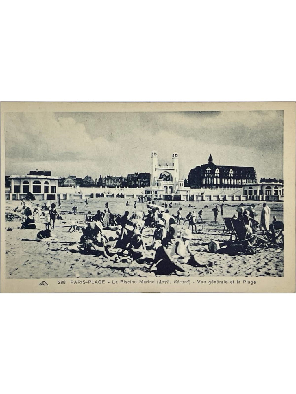 Recto de la carte postale