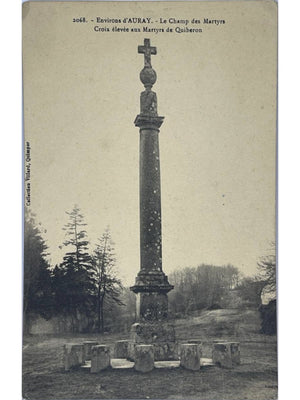 Brec'h près d'Auray – Champ des Martyrs, croix des Martyrs de Quiberon – CPA n° 2068