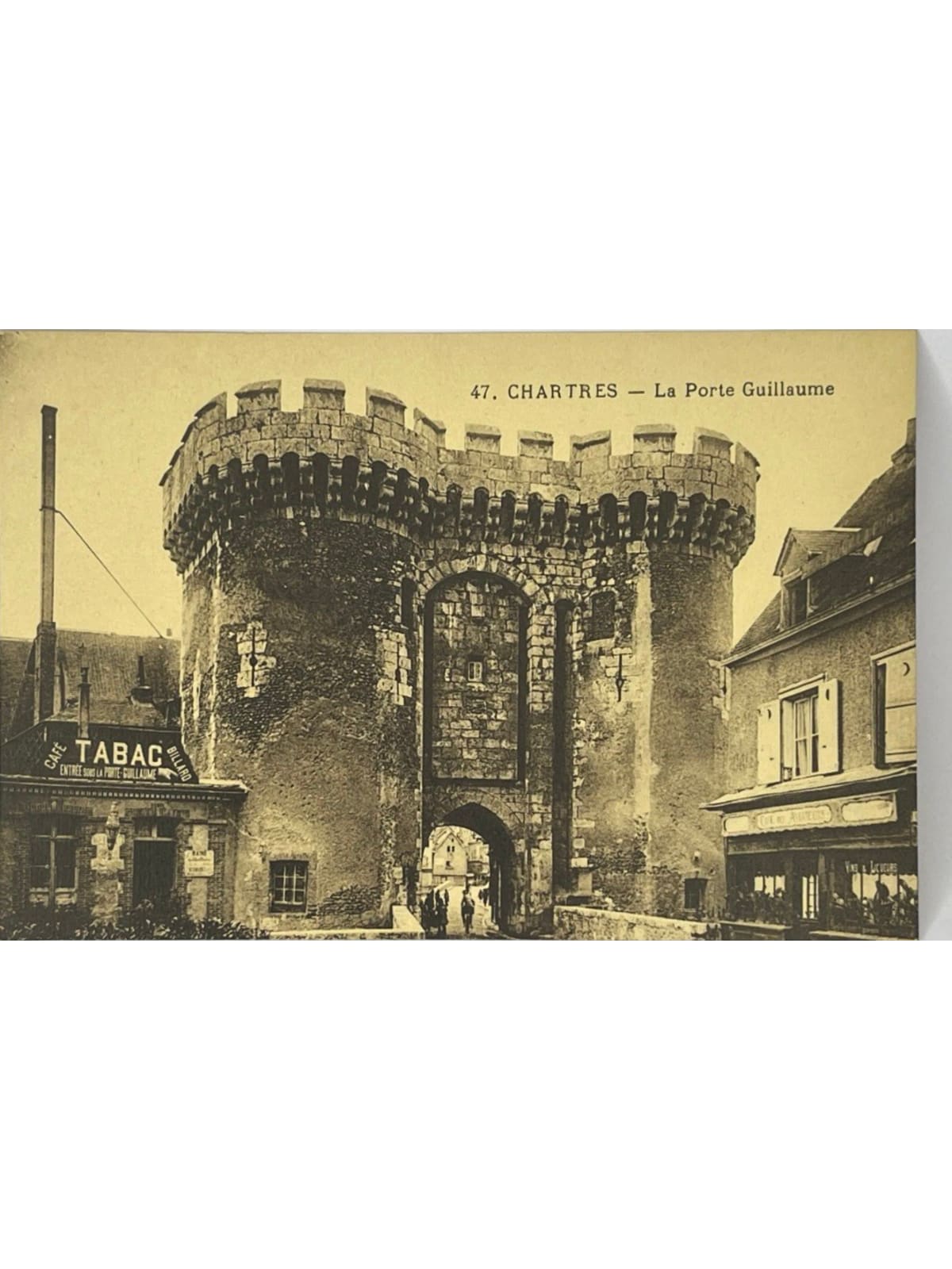 Recto de la carte postale