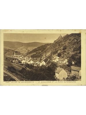 Le Bonhomme – Vallée de Kaysersberg et ruine Gutenbourg – CPA n° 2305