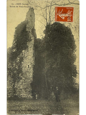 Oizé (Sarthe) – Ruines du Vieux-Bouchet – CPA n° 80