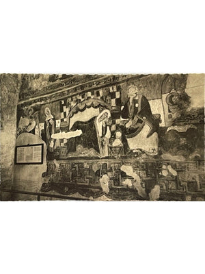 Saint-Martin de Fenollar – Fresque du prieuré près du Boulou – CPSM 1965