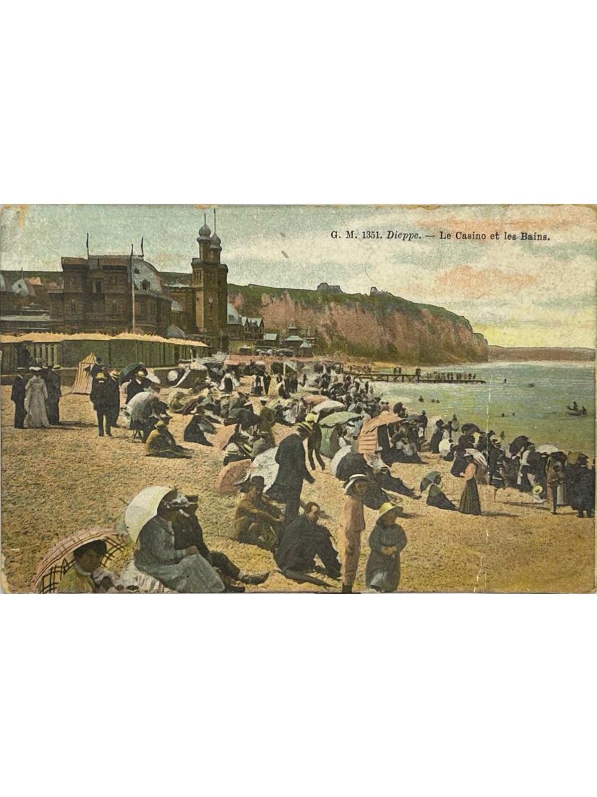 Recto de la carte postale