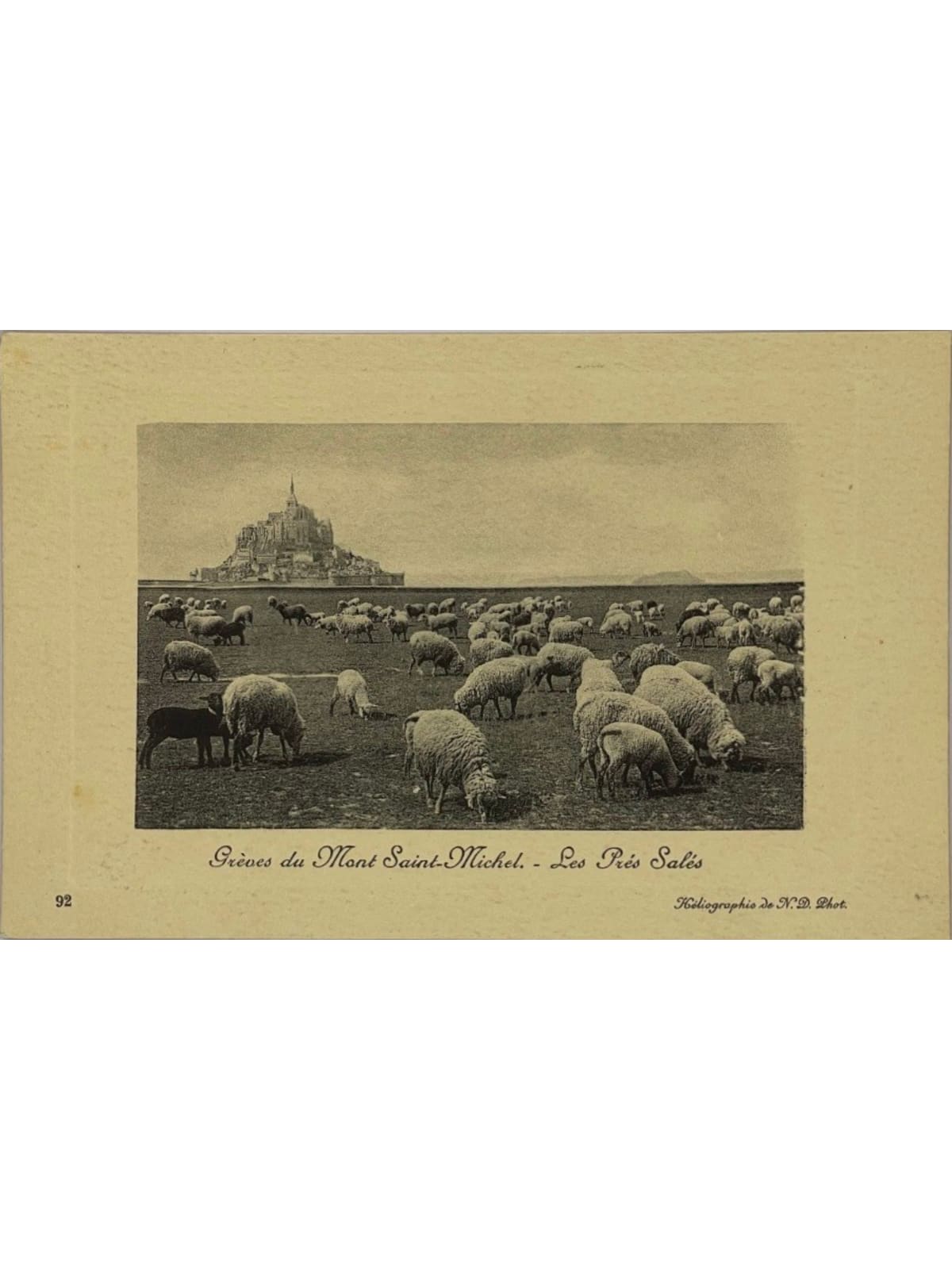 Recto de la carte postale