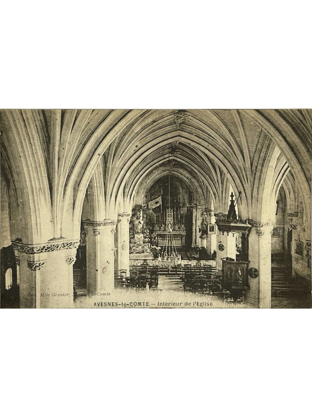 Recto de la carte postale