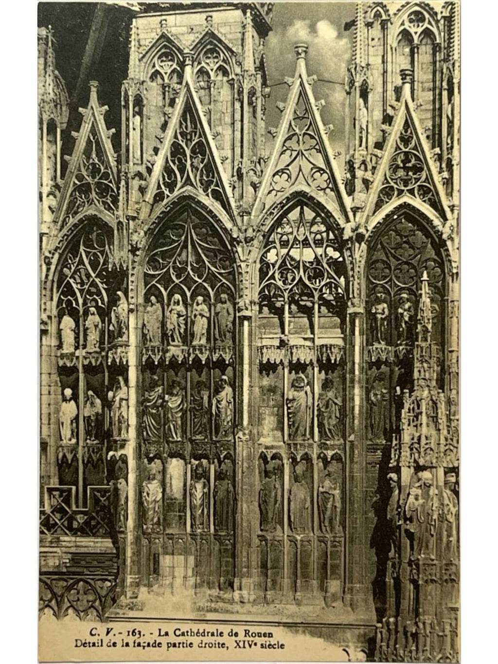Recto de la carte postale