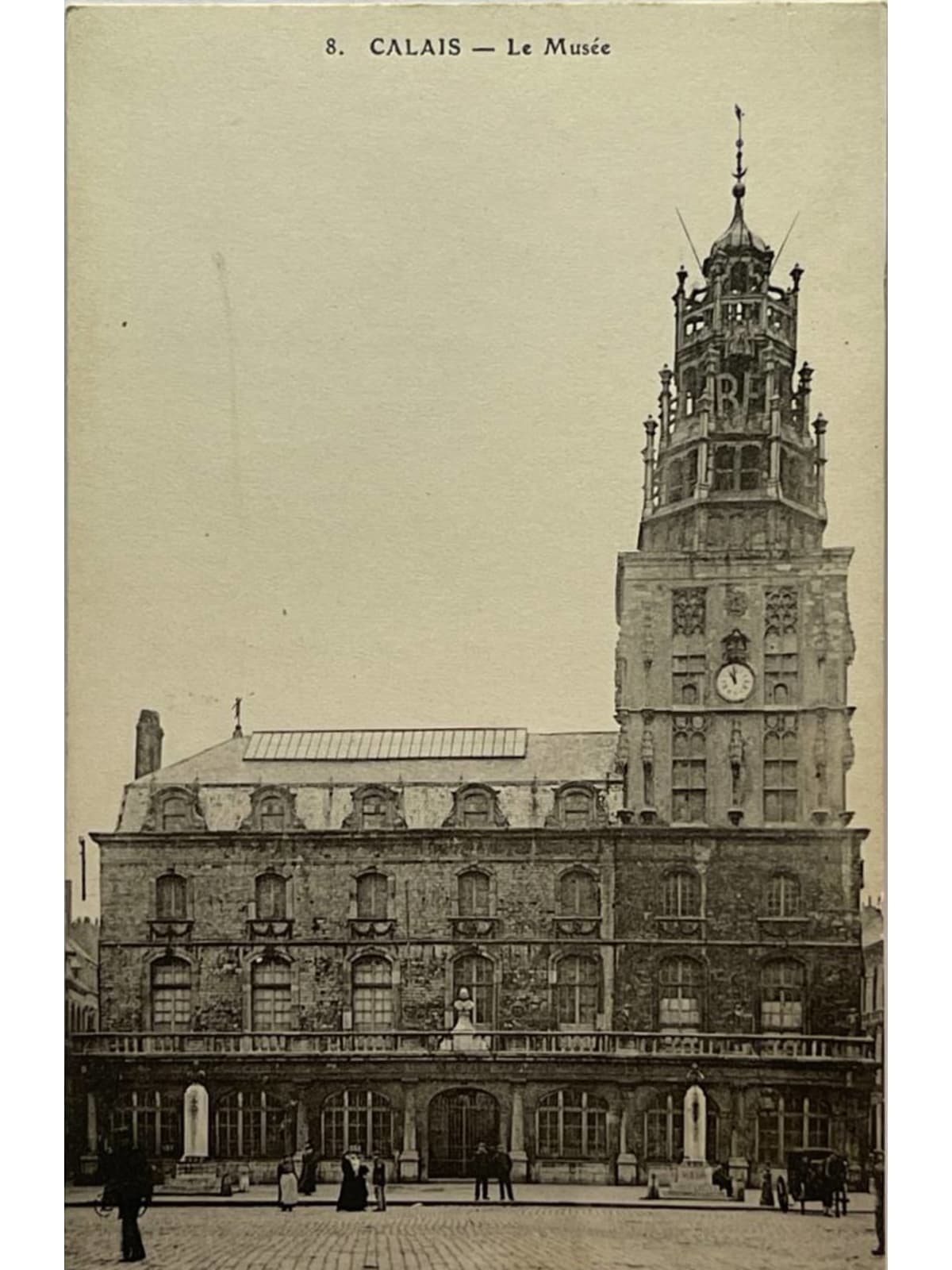 Recto de la carte postale