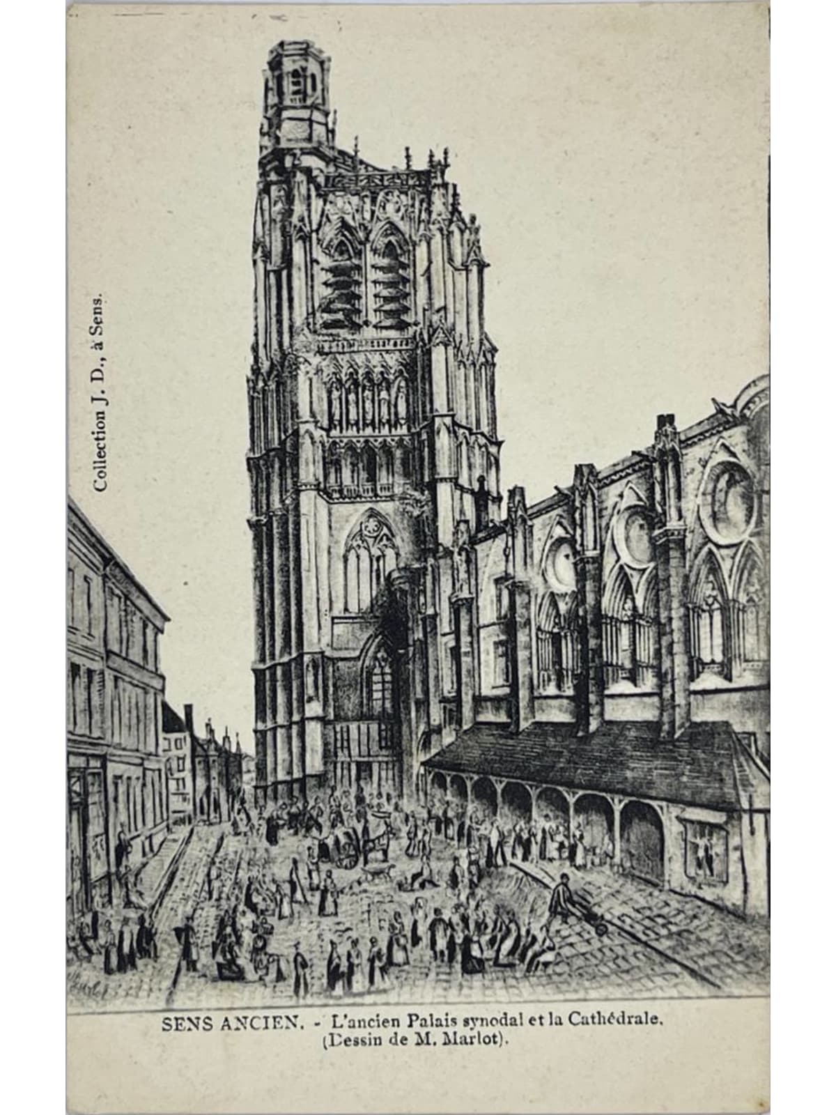 Recto de la carte postale