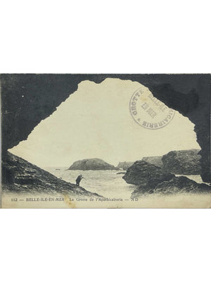 Belle-Île-en-Mer – Grotte de l’Apothicairerie à Sauzon – CPA ND n°112