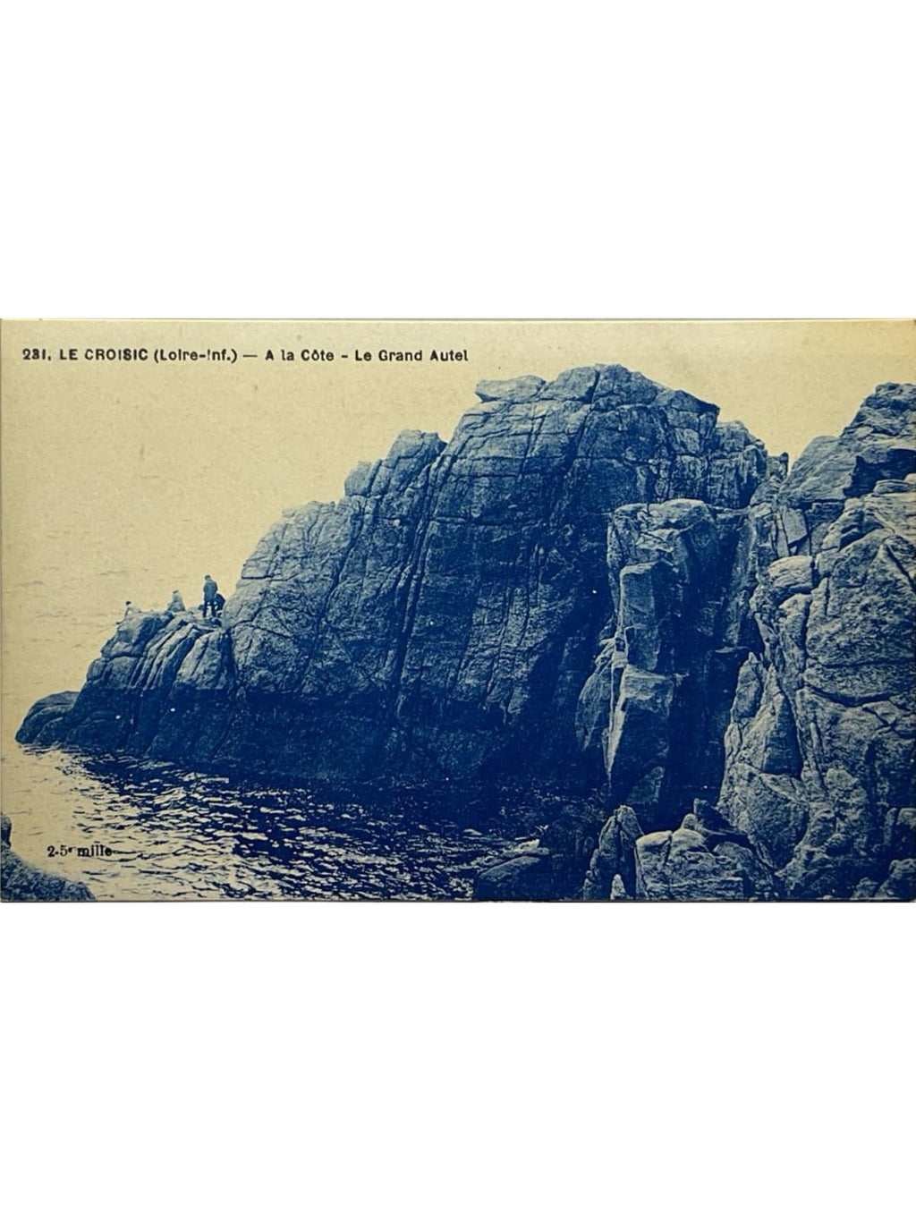 Recto de la carte postale