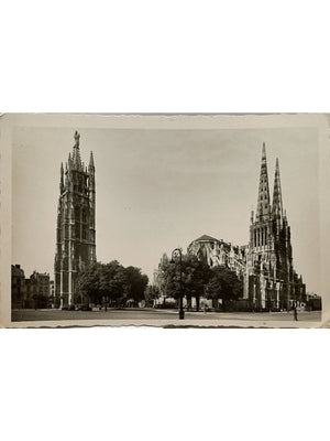 Carte postale – Bordeaux – Cathédrale Saint-André et tour Pey-Berland – Carte photo ancienne