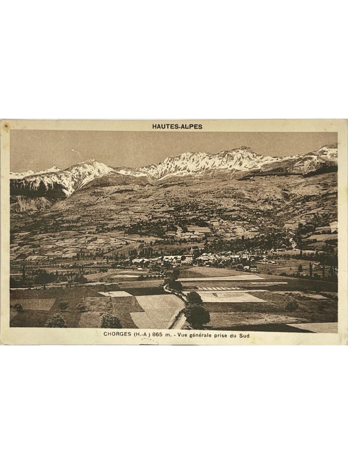 Recto de la carte postale