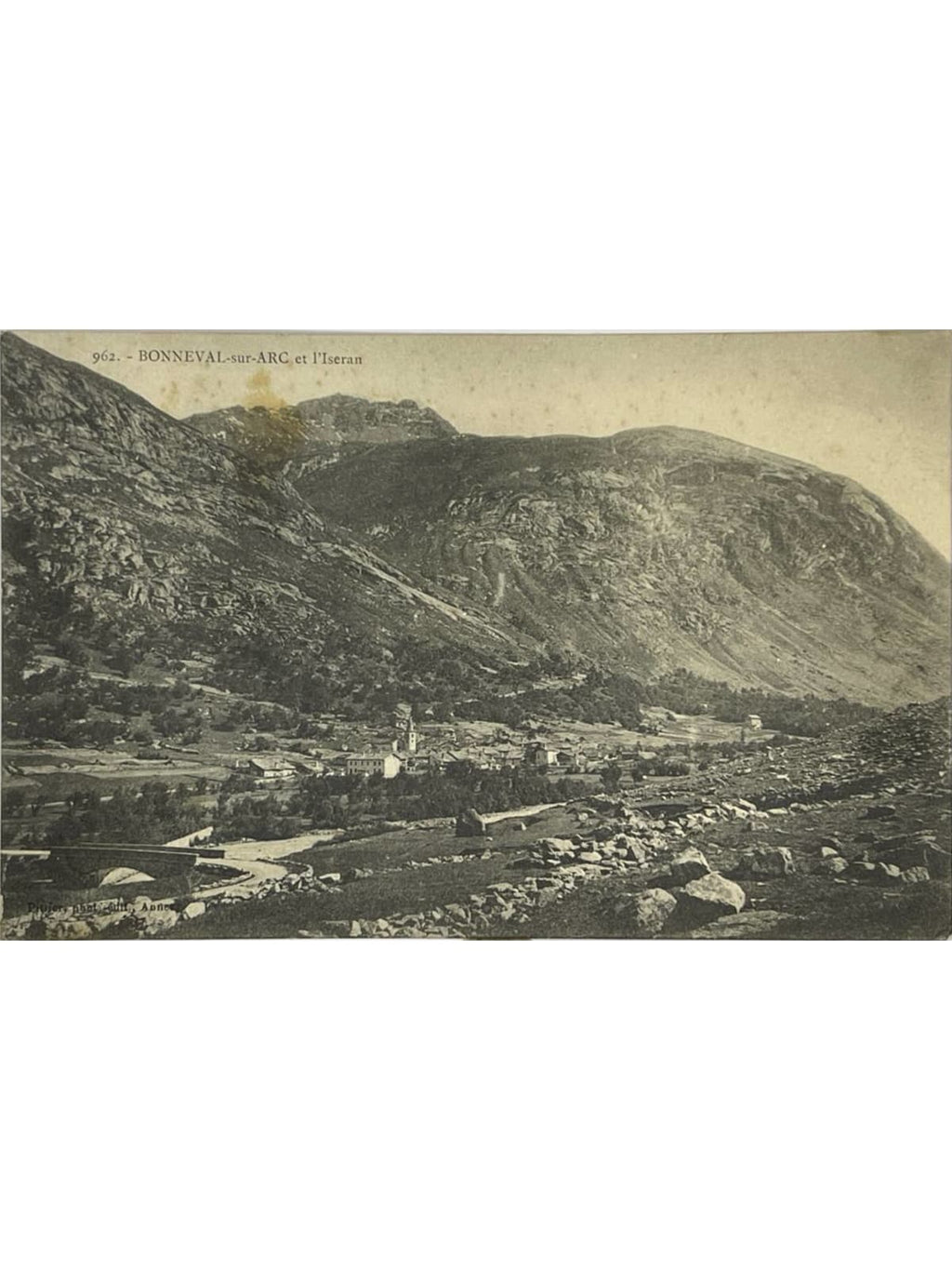 Recto de la carte postale