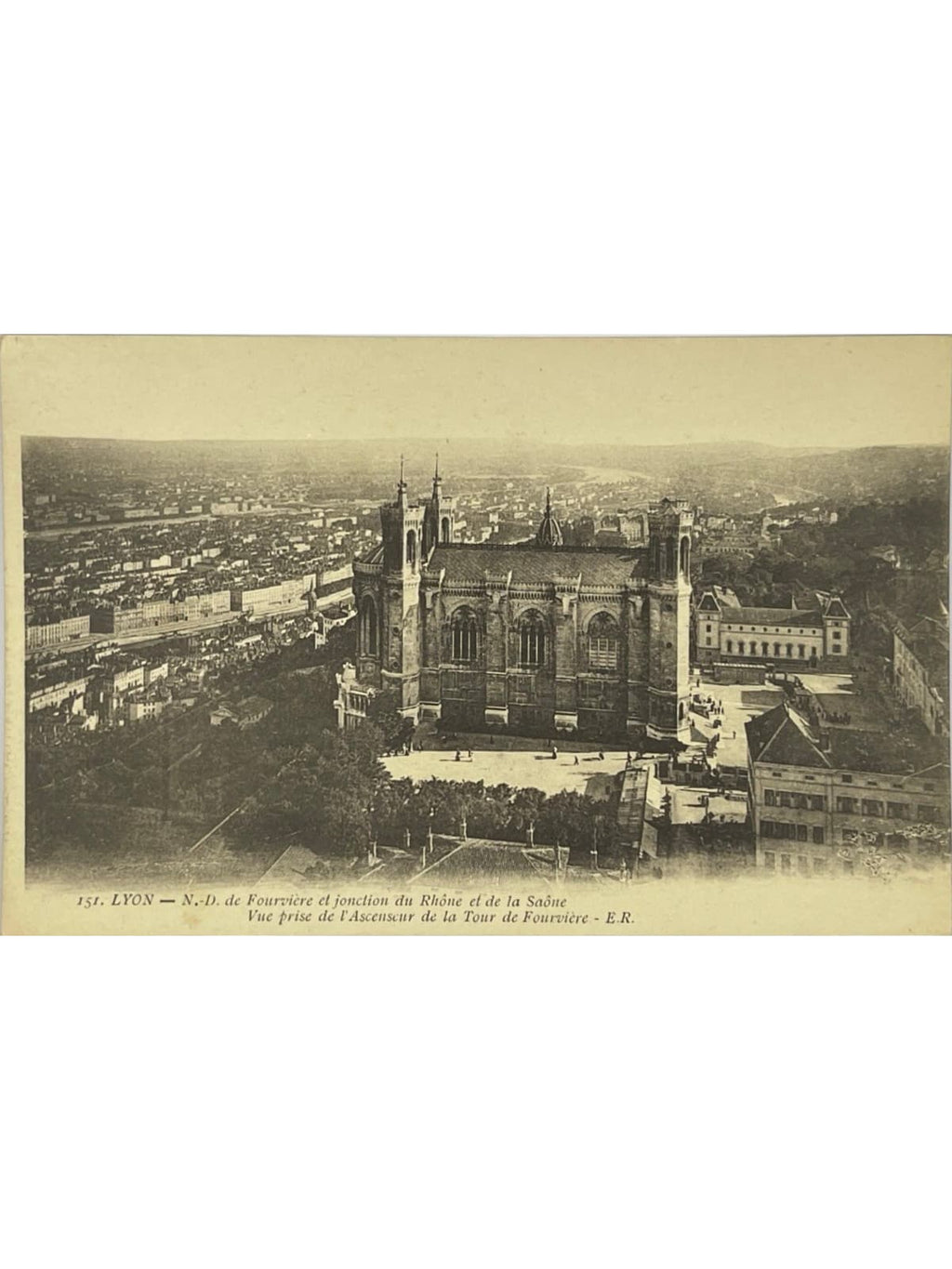 Recto de la carte postale