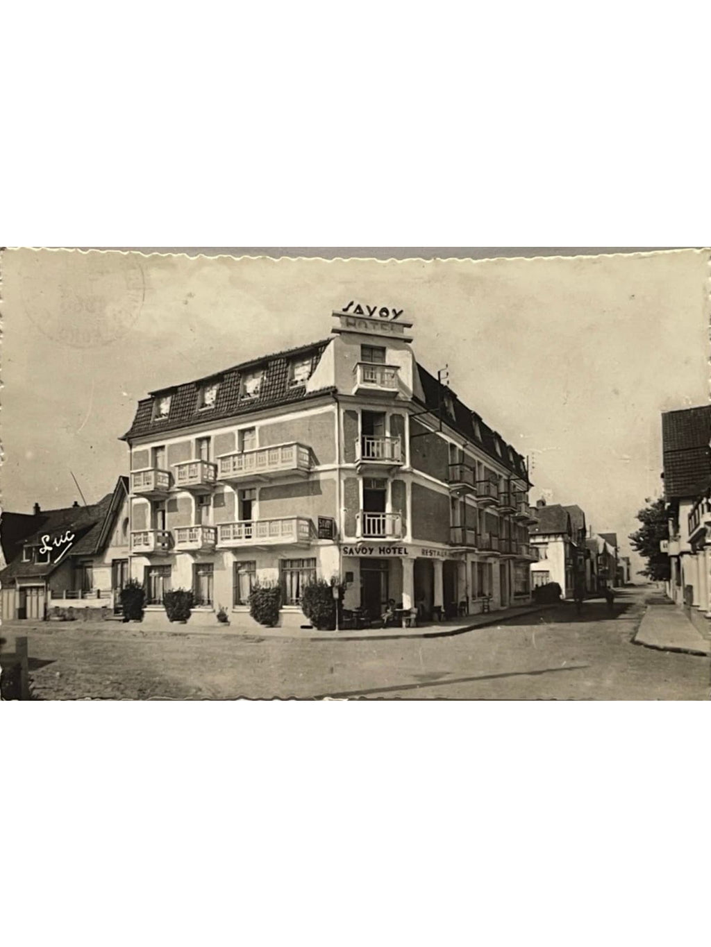 Recto de la carte postale