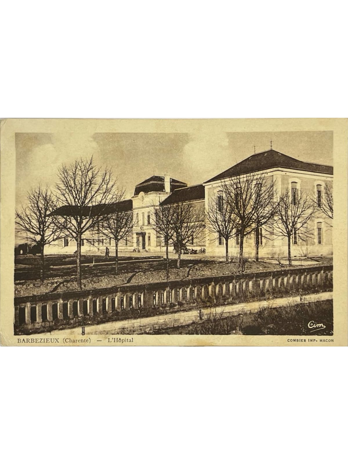 Recto de la carte postale