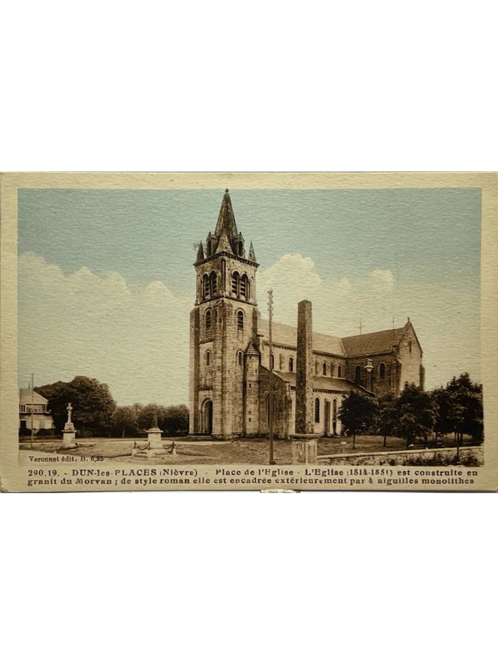 Recto de la carte postale