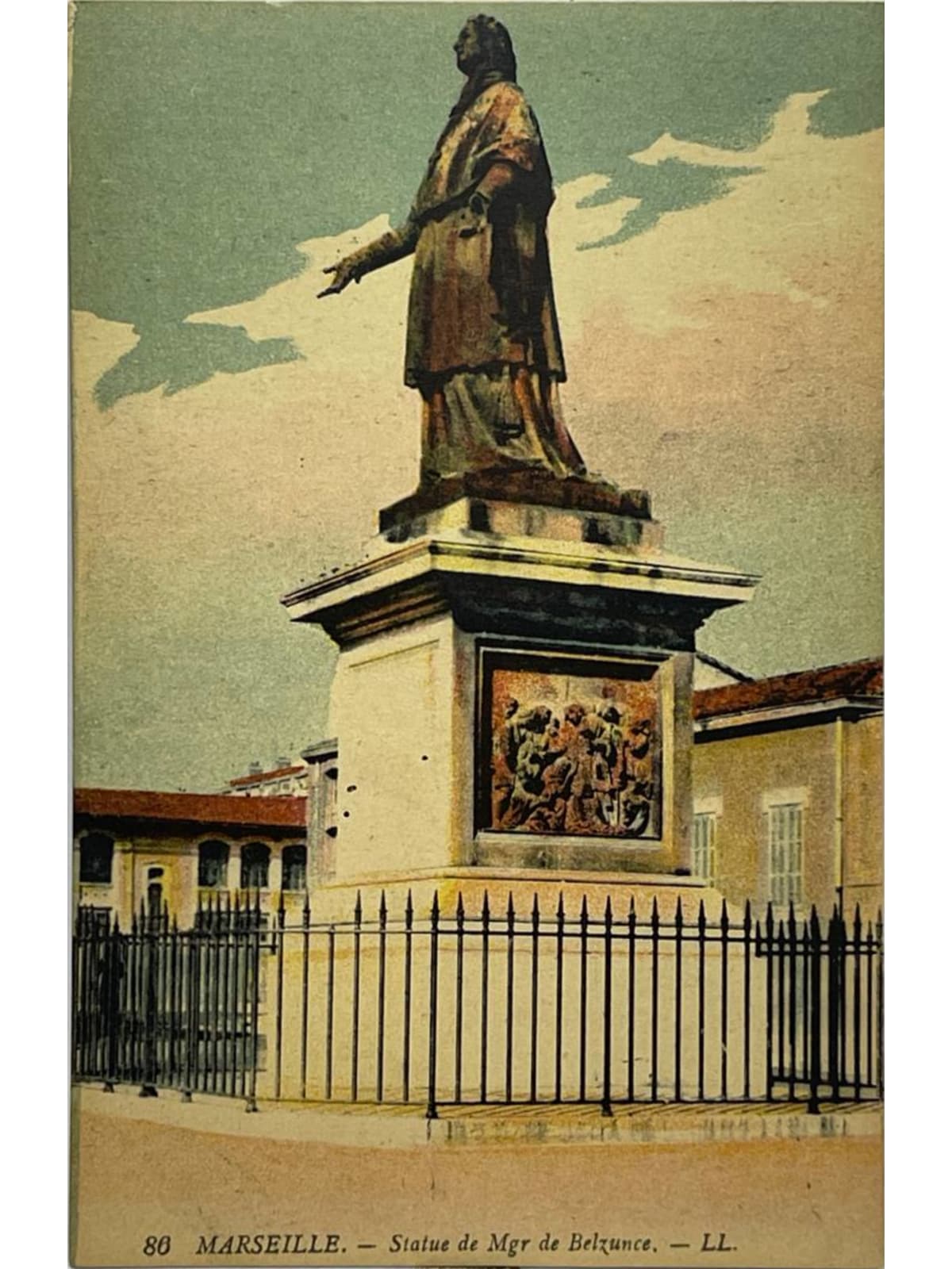 Recto de la carte postale