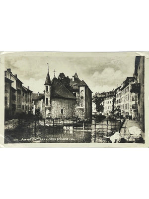 Annecy – Les Vieilles Prisons et le canal – Carte postale ancienne n° 376