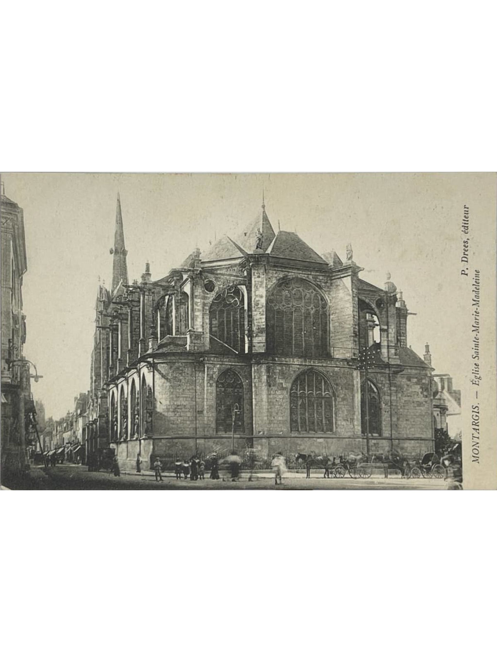 Recto de la carte postale
