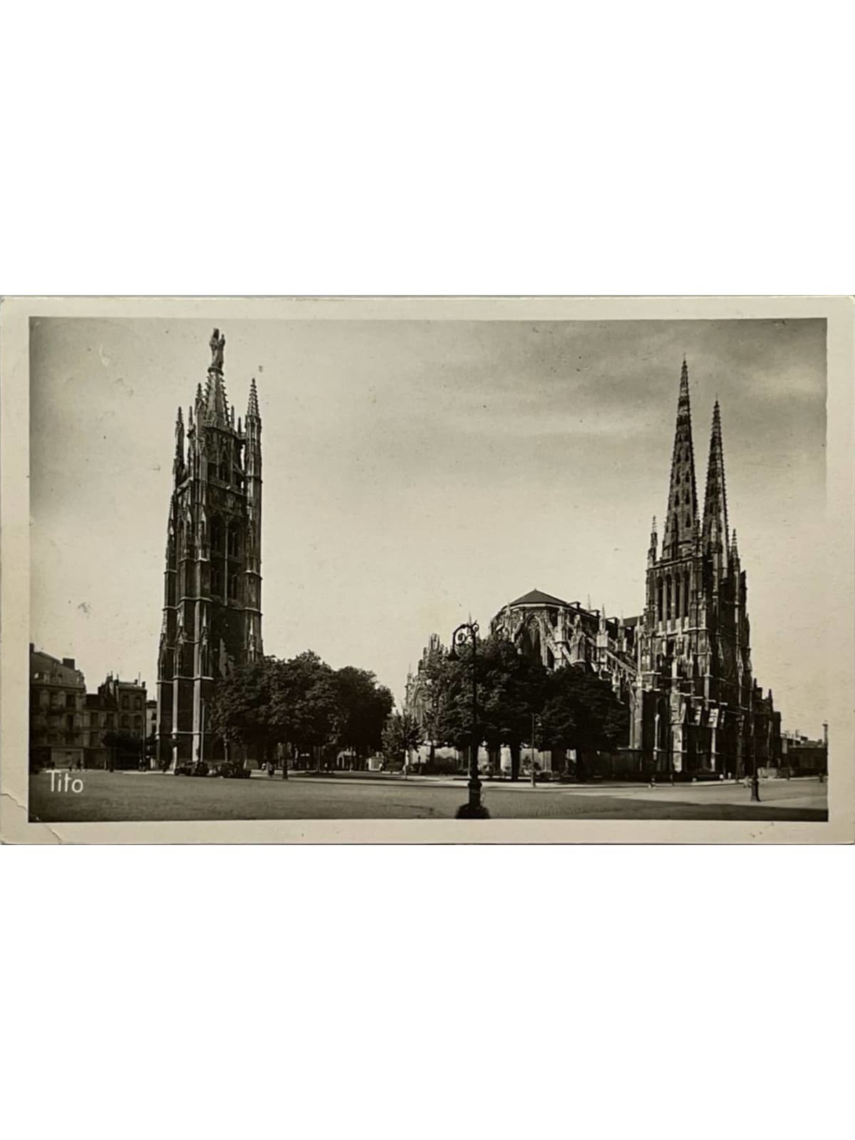 Recto de la carte postale
