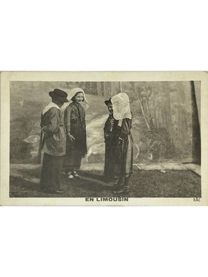 Carte postale – En Limousin – Femmes en costumes et coiffes traditionnels – J. Rauch