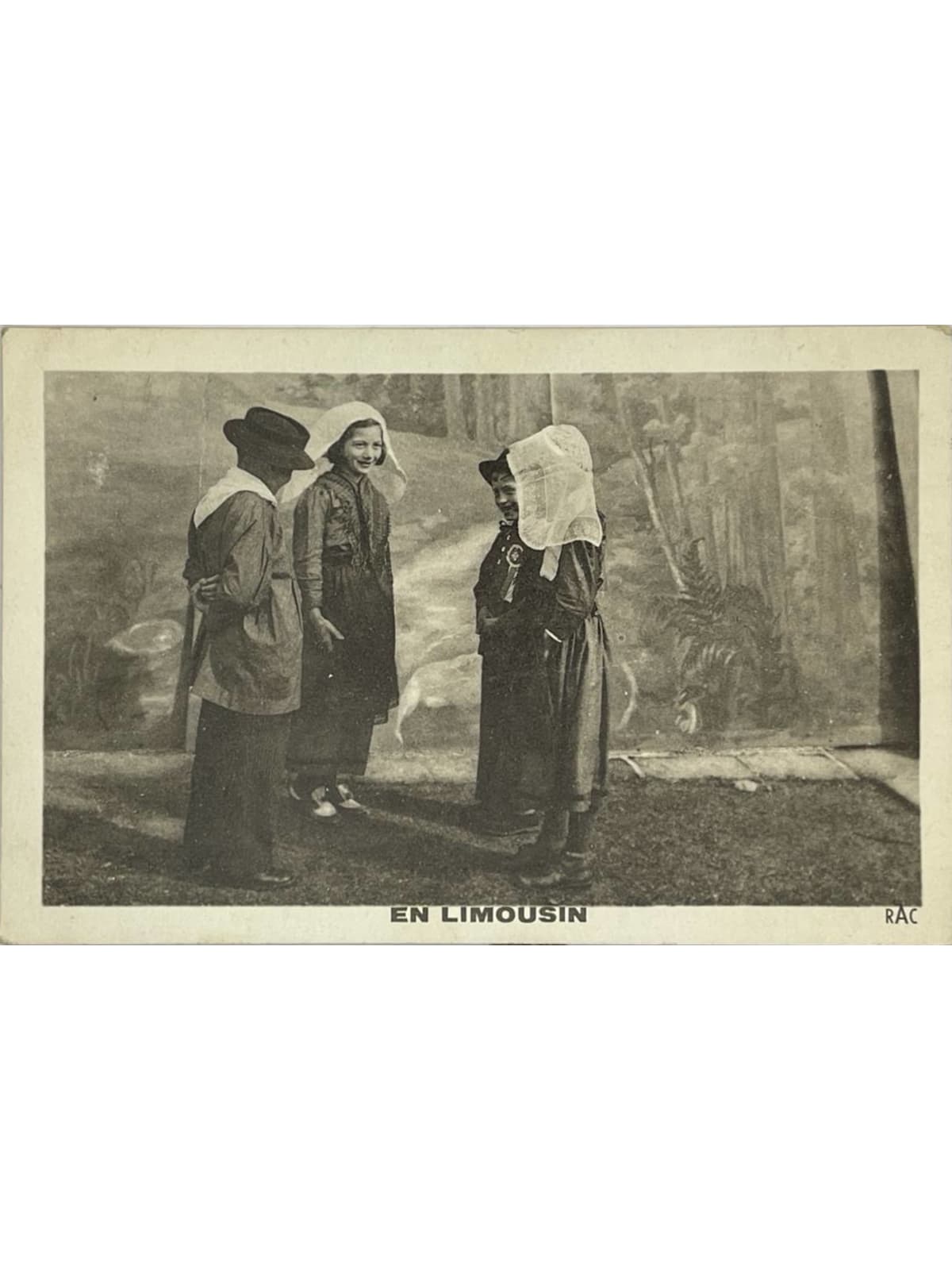 Recto de la carte postale