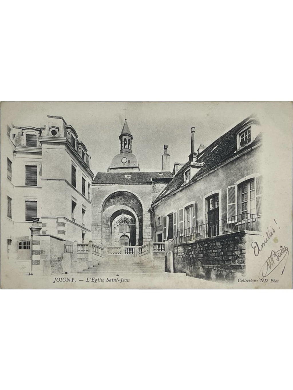 Recto de la carte postale