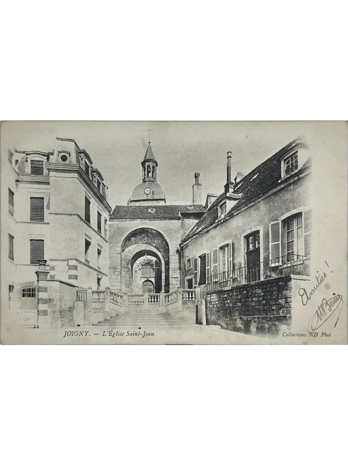 Recto de la carte postale