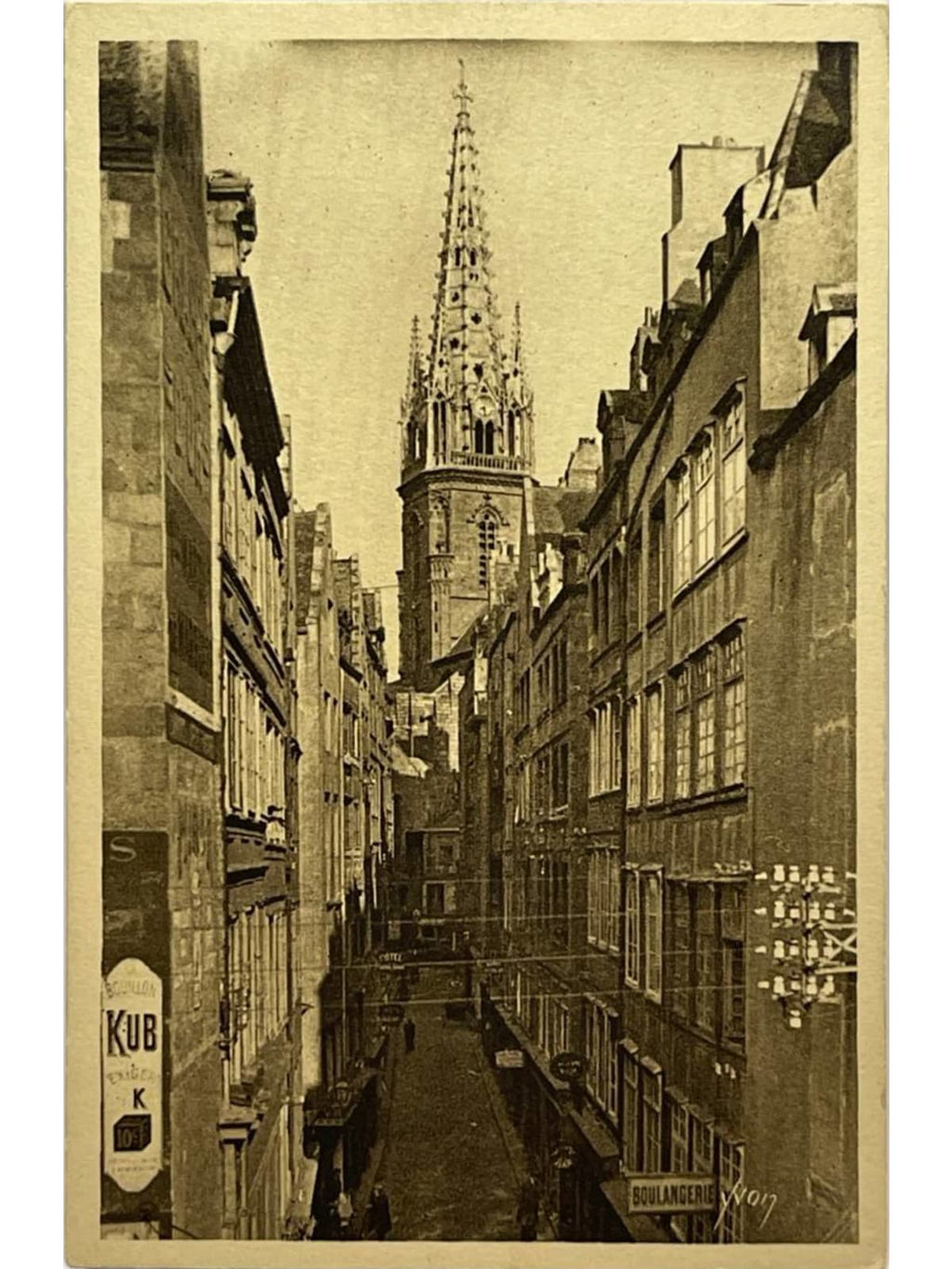 Recto de la carte postale