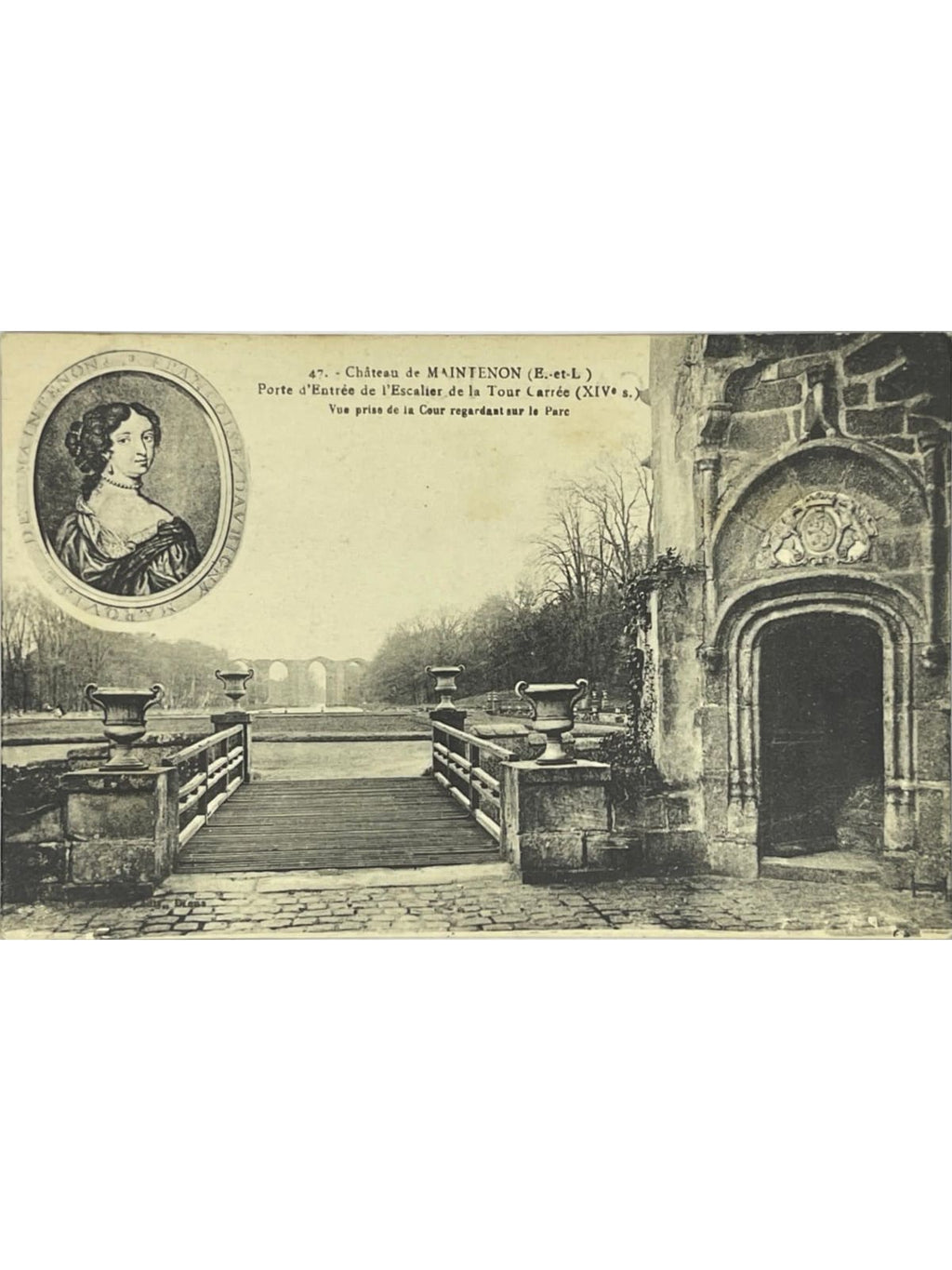 Recto de la carte postale