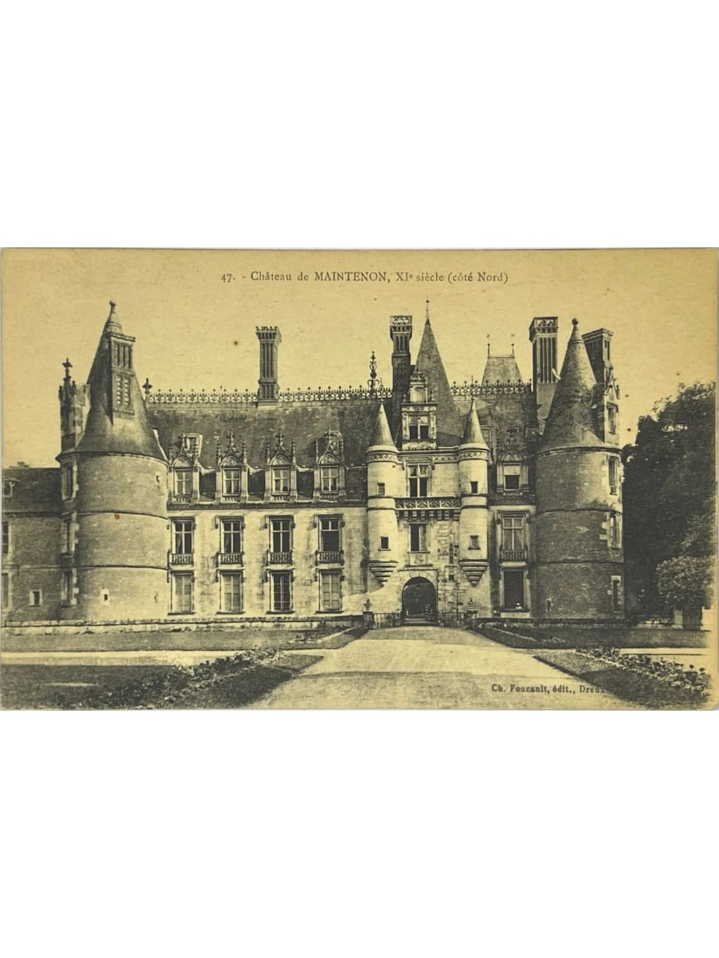 Recto de la carte postale