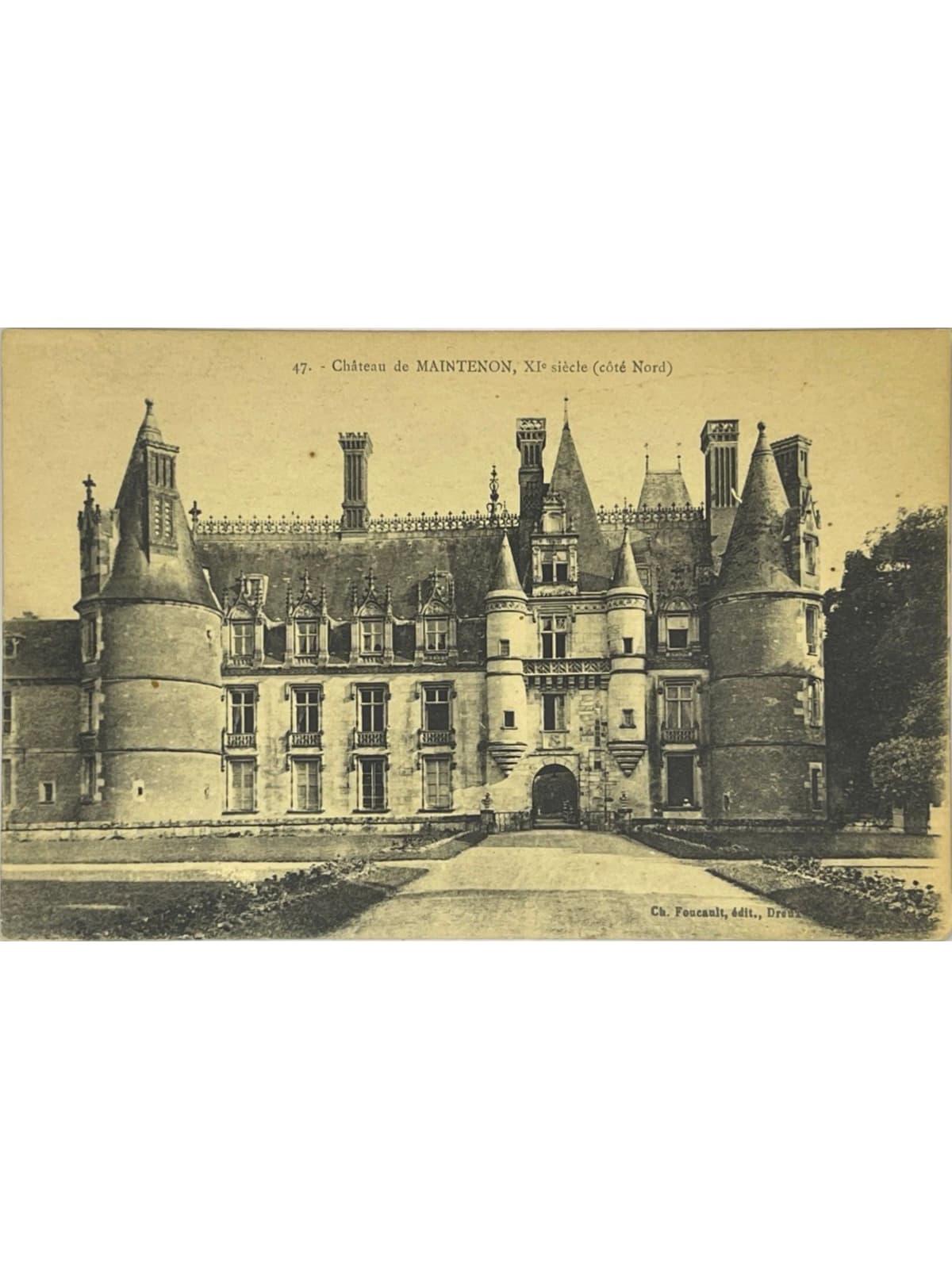 Recto de la carte postale