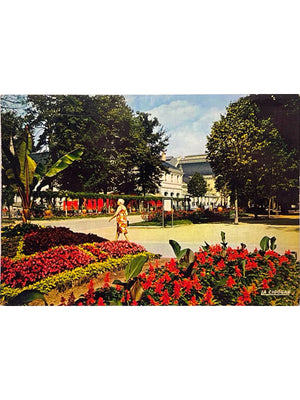 Néris-les-Bains (Allier) – Les parcs et le casino – Carte postale 1977