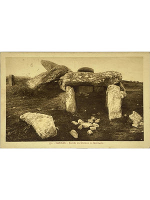 Carnac – Entrée du dolmen de Kermario – CPA n° 772 Laurent-Nel