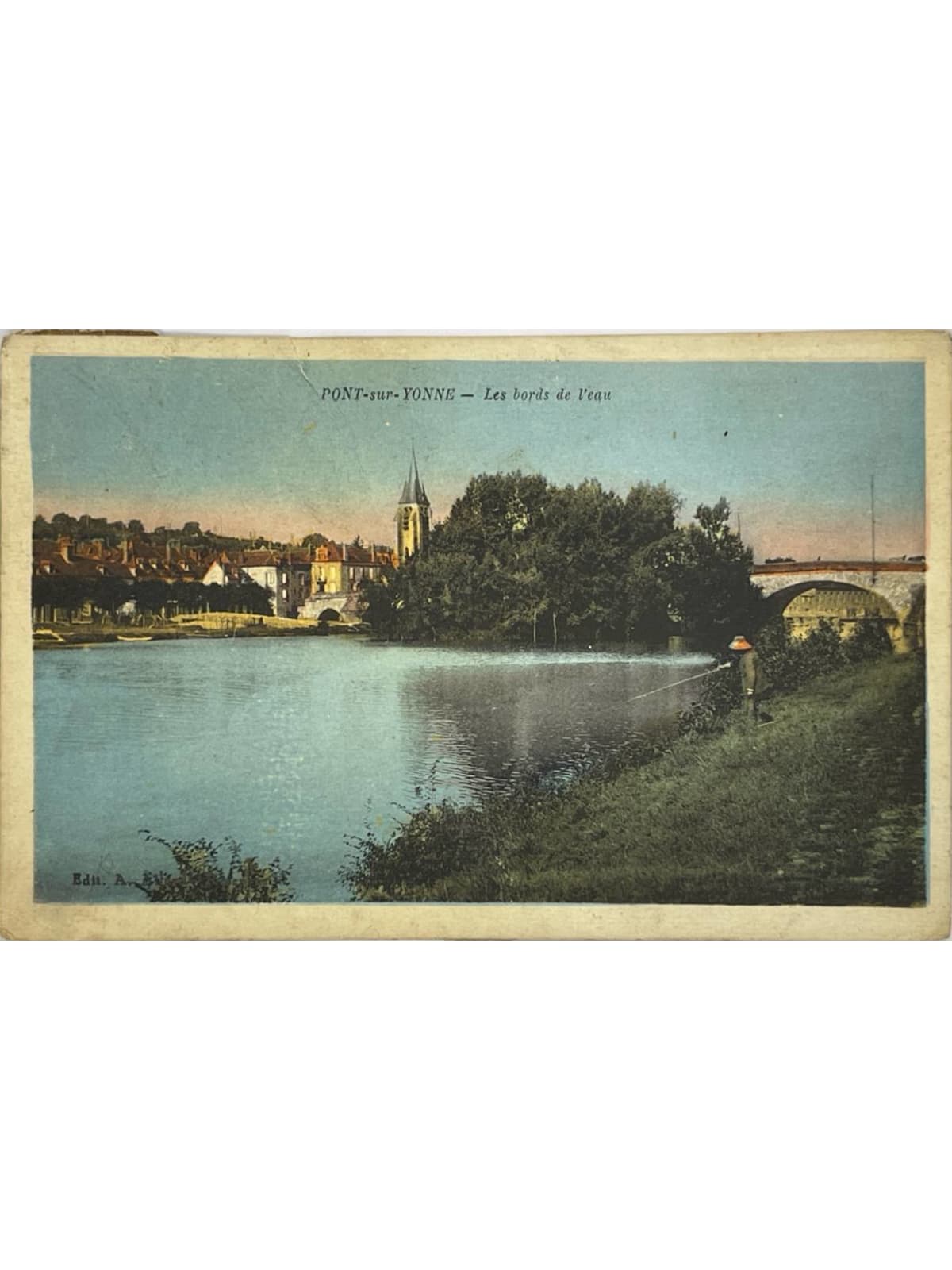 Recto de la carte postale